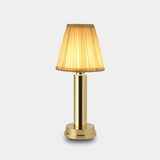 Touch Control Pleated Lampshade Table Lamp