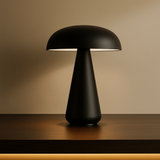 Black Mushroom LED Table Lamp