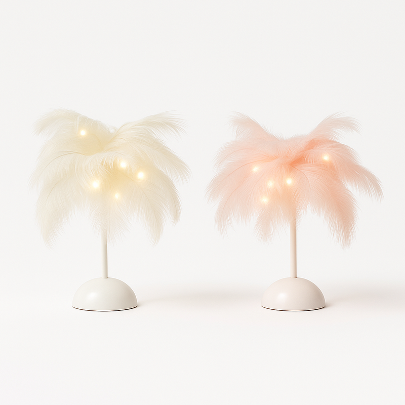 Feather Table Lamp