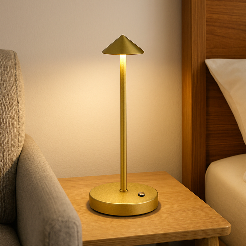 Tall Rechargeable LED Table Lamp