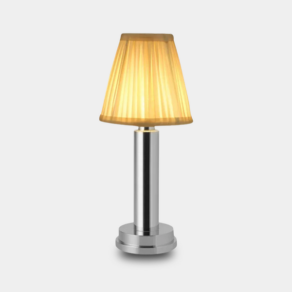 Touch Control Pleated Lampshade Table Lamp