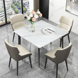 Luxury Sintered Stone Square Dining Table