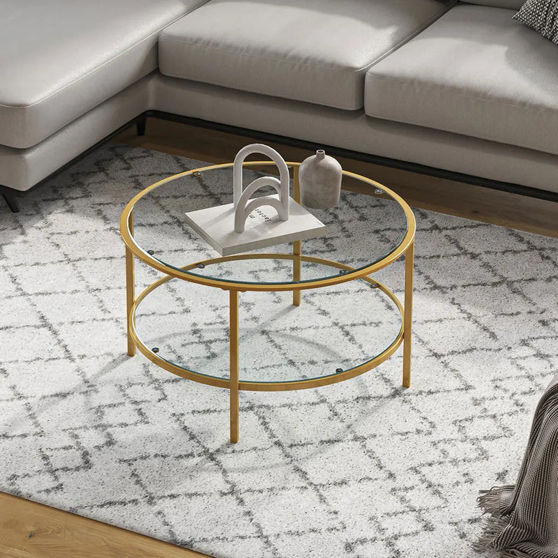 Round Glass Coffee Table