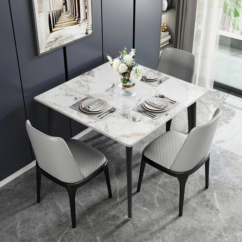 Luxury Sintered Stone Square Dining Table