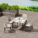 Luxury Sintered Stone Square Dining Table
