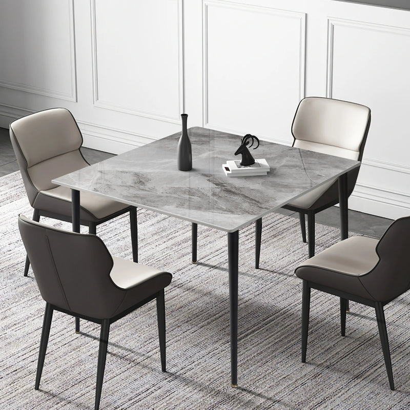 Luxury Sintered Stone Square Dining Table