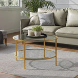 Round Glass Coffee Table