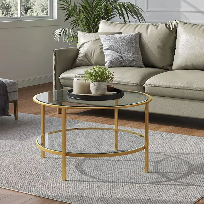 Round Glass Coffee Table