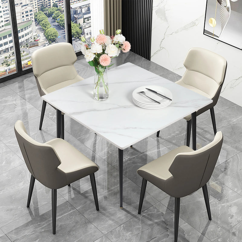 Luxury Sintered Stone Square Dining Table