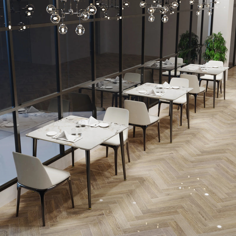 Luxury Sintered Stone Square Dining Table