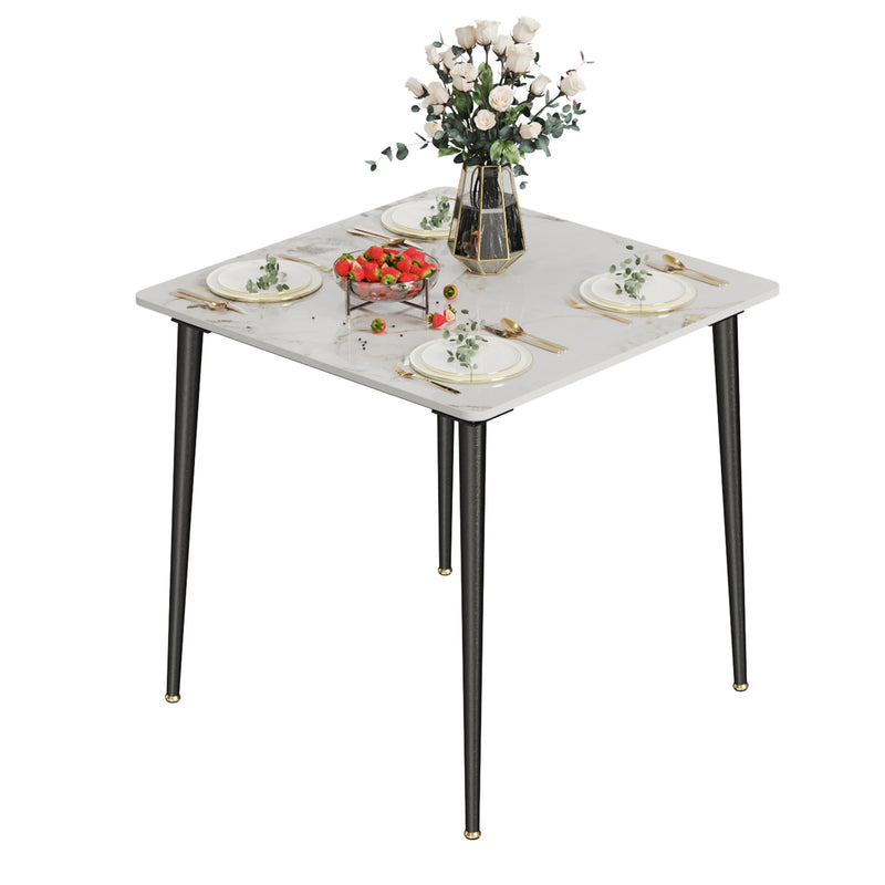 Luxury Sintered Stone Square Dining Table