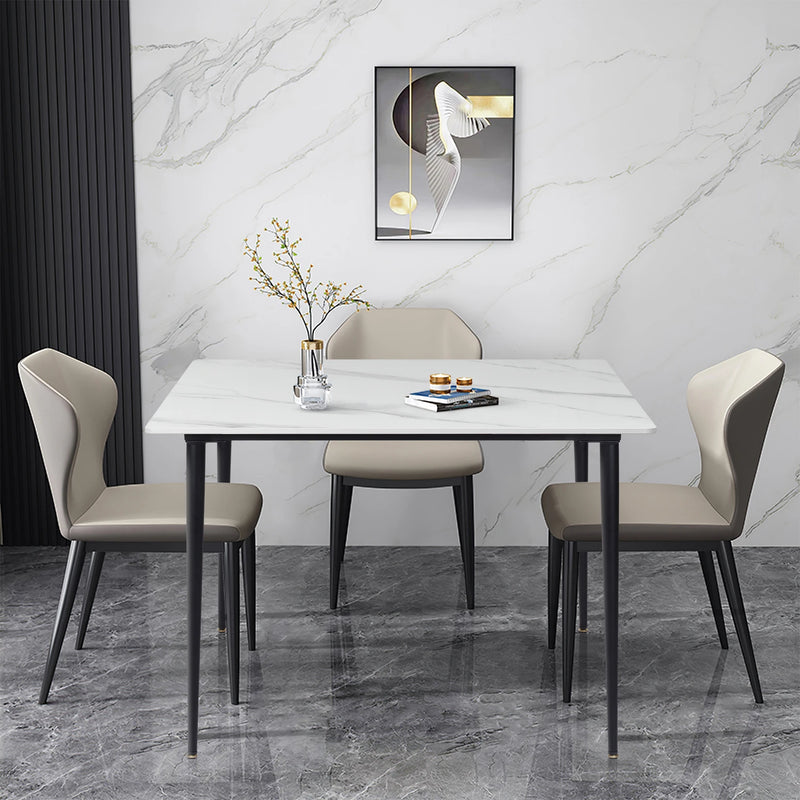 Luxury Sintered Stone Square Dining Table