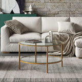 Round Glass Coffee Table