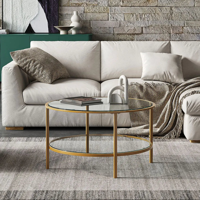 Round Glass Coffee Table