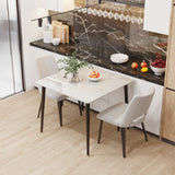 Luxury Sintered Stone Square Dining Table