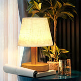 Nordic Fabric & Wood Table Lamp