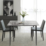 Luxury Sintered Stone Square Dining Table