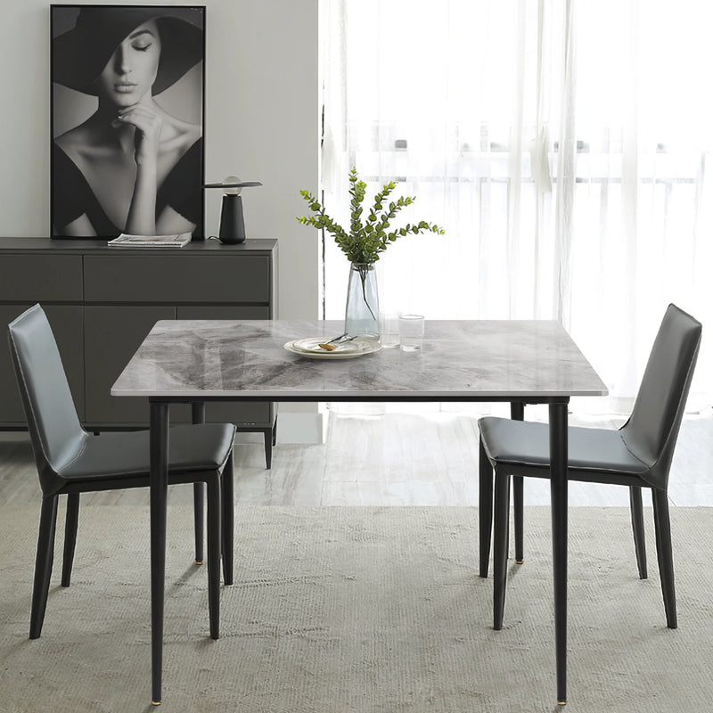 Luxury Sintered Stone Square Dining Table