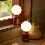Modern Rechargeable Globe LED Table Lamp