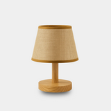 Nordic Fabric & Wood Table Lamp